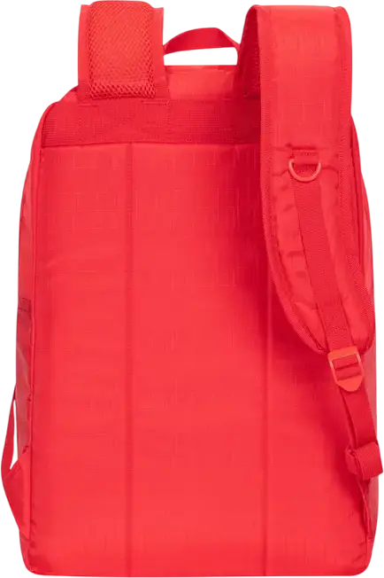 Rucsac Urban Rivacase 5562 Lite, Roșu, Poliester Rezistent la Apă, Compartiment Laptop până la 15.6", Capacitate 24L, Buzunar frontal cu Fermoar, Unisex