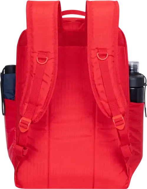 Rucsac Urban Rivacase 5562 Lite, Roșu, Poliester Rezistent la Apă, Compartiment Laptop până la 15.6", Capacitate 24L, Buzunar frontal cu Fermoar, Unisex