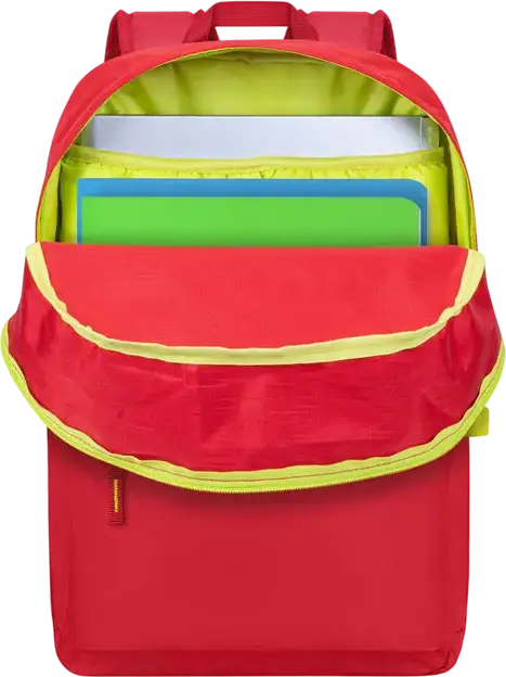 Rucsac Urban Rivacase 5562 Lite, Roșu, Poliester Rezistent la Apă, Compartiment Laptop până la 15.6", Capacitate 24L, Buzunar frontal cu Fermoar, Unisex