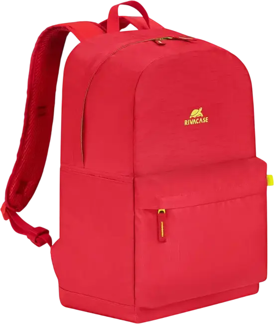 Rucsac Urban Rivacase 5562 Lite, Roșu, Poliester Rezistent la Apă, Compartiment Laptop până la 15.6", Capacitate 24L, Buzunar frontal cu Fermoar, Unisex