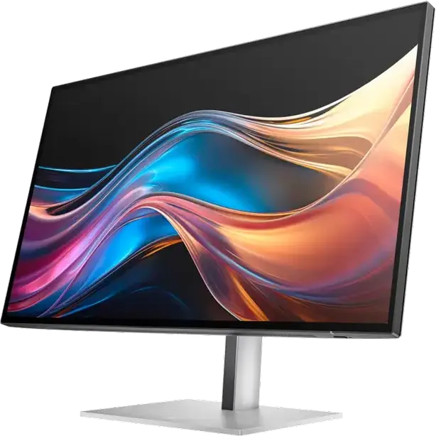 Monitor HP S7 Pro 727pq 27 inch WQHD IPS, 2560x1440, 120Hz, 5ms GtG, AMD FreeSync, USB-C, Ethernet RJ45, Reglaj Înălțime și Pivot, Argintiu