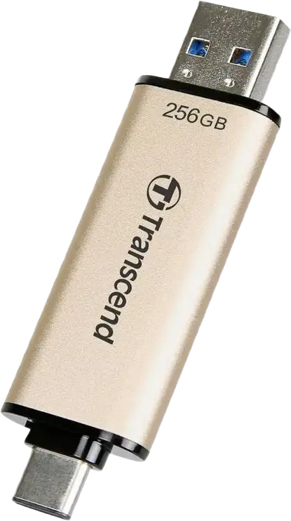 Memorie USB Transcend JetFlash 930C, 256GB, Auriu