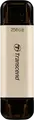Transcend JetFlash 930C Dual USB 3.2 Gen 1 Type-A and Type-C Flash Drive, 256 GB, 3D NAND, up to 420MB/s Read and 400MB/s Write, OTG Support, Gold