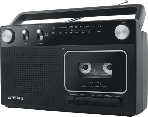 Radio portabil MUSE M-152 RC, Negru