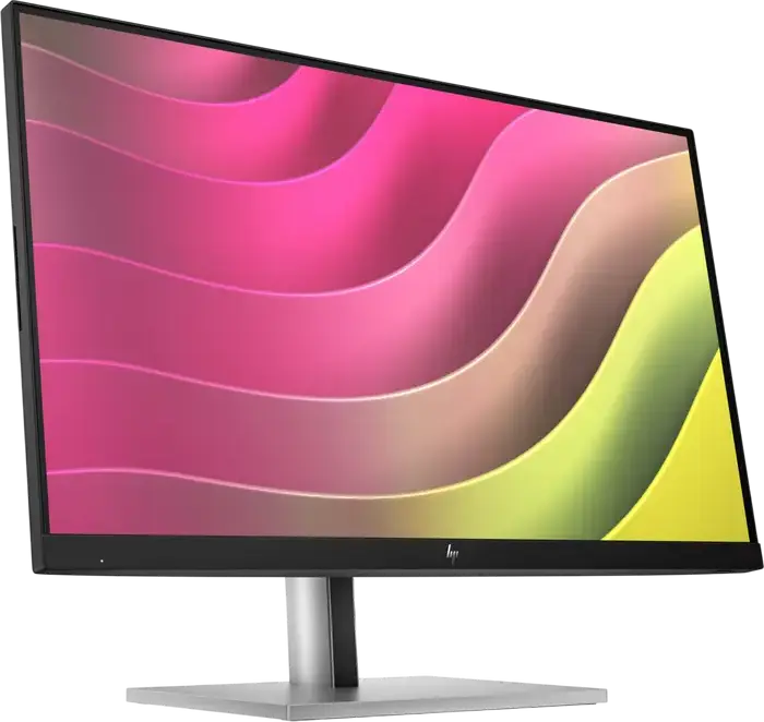 HP E24t G5 23.8 inch FHD IPS Touchscreen Monitor, 1920x1080, 75Hz, Anti-glare, HDMI, DisplayPort, USB Hub, Height Adjustable Pivot Stand, Silver