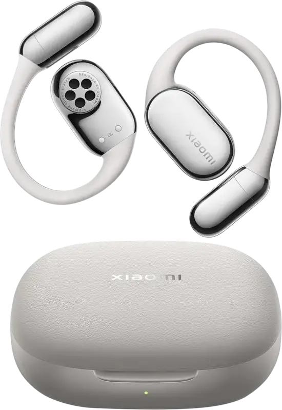 Xiaomi Openwear Stereo Pro Open-Ear Hybrid Wireless Earbuds, Titan Gray, Bluetooth 5.4, 18x13mm Dynamic Driver with Dual Balanced Armatures, IP54, 45h Playback