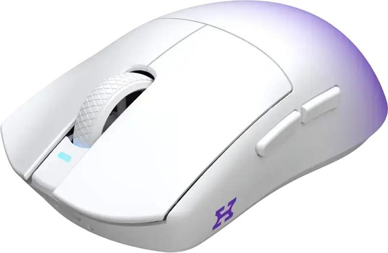 HATOR Hellyberry HM47 Pro Wireless Gaming Mouse, Black, PixArt PAW3395 26000 DPI Optical Sensor, Raesha Optical Switches, Tri-mode Connection, RGB Charging Dock, 47g