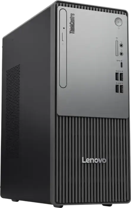 Настольный ПК Lenovo ThinkCentre Neo 50t Gen 5 Tower - Intel Core i3-14100 14-го поколения, 16GB DDR5, 512GB SSD M.2 PCIe, Intel UHD 730, FreeDOS, Черный