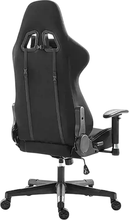 Lumi CH06-14 Gaming Chair, Mesh and Fabric, Breathable Mesh Backrest, 2D Adjustable Armrests, Class 3 Gas Lift, Steel Frame, Max Load 150kg, Recline 150°, Black
