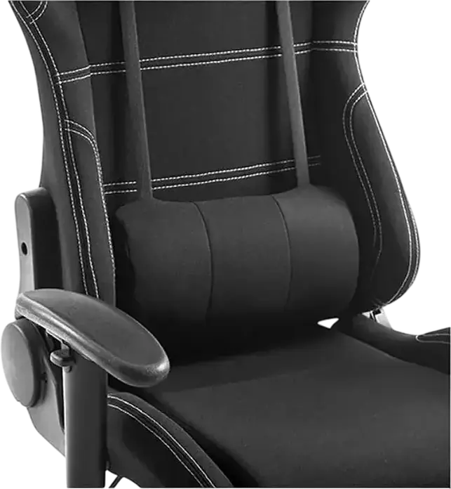 Lumi CH06-14 Gaming Chair, Mesh and Fabric, Breathable Mesh Backrest, 2D Adjustable Armrests, Class 3 Gas Lift, Steel Frame, Max Load 150kg, Recline 150°, Black