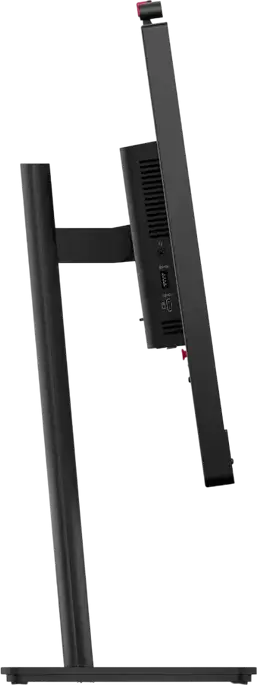 Lenovo ThinkVision T24-4v 23.8" FHD IPS Monitor, 1920x1080, 5MP IR+RGB Webcam Windows Hello, HDMI DP VGA, Height Adjustable Stand, Eclipse Black
