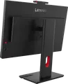 Lenovo ThinkVision T24-4v 23.8" FHD IPS Monitor, 1920x1080, 5MP IR+RGB Webcam Windows Hello, HDMI DP VGA, Height Adjustable Stand, Eclipse Black