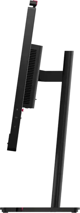 Lenovo ThinkVision T24-4v 23.8" FHD IPS Monitor, 1920x1080, 5MP IR+RGB Webcam Windows Hello, HDMI DP VGA, Height Adjustable Stand, Eclipse Black