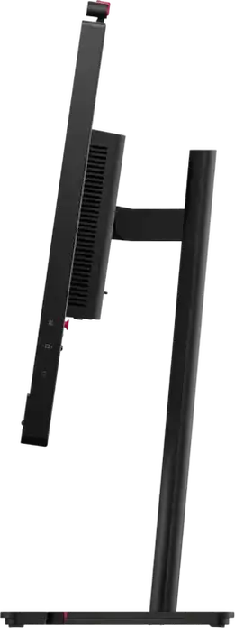 Lenovo ThinkVision T24-4v 23.8" FHD IPS Monitor, 1920x1080, 5MP IR+RGB Webcam Windows Hello, HDMI DP VGA, Height Adjustable Stand, Eclipse Black