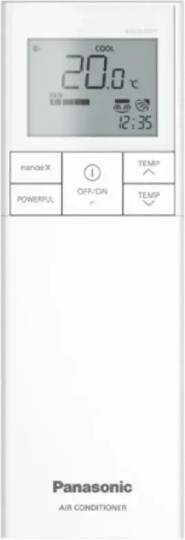Panasonic Etherea Z25ZKEW Split Air Conditioner, Inverter, Cooling 9000 BTU/h, Heating 3.4 kW, A+++ Energy Class, nanoe X, Wi-Fi, R-32 Refrigerant, White
