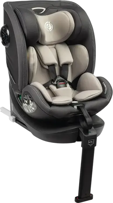 Scaun auto Caretero Fortis i-Size, Grupa 0+/1/2/3 (0-36 kg), Gri
