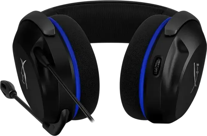 Игровая гарнитура HyperX Cloud Stinger 2 Core 6H9B6AA, закрытого типа, динамические драйверы 40 мм, микрофон с шумоподавлением Swivel-to-Mute, проводное подключение 3.5 мм для PC, PS4, PS5