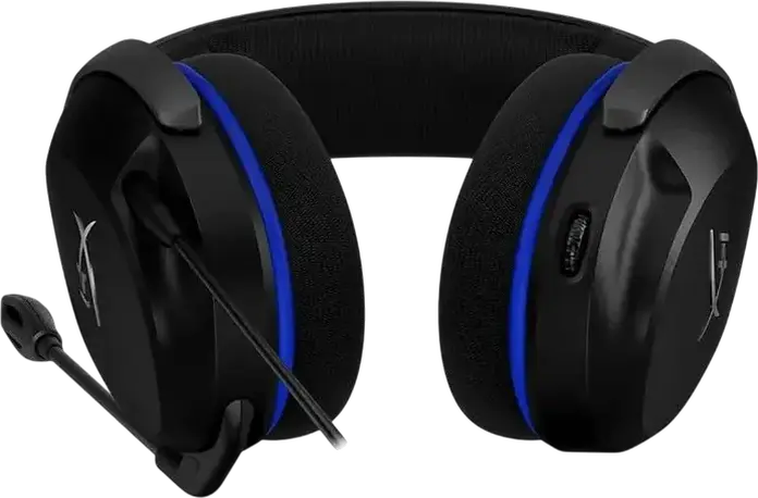 Игровая гарнитура HyperX Cloud Stinger 2 Core 6H9B6AA, закрытого типа, динамические драйверы 40 мм, микрофон с шумоподавлением Swivel-to-Mute, проводное подключение 3.5 мм для PC, PS4, PS5