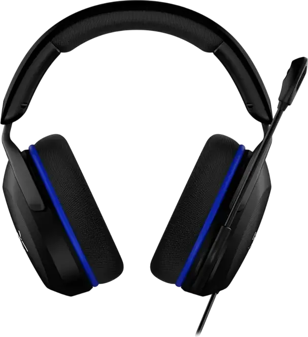 Игровая гарнитура HyperX Cloud Stinger 2 Core 6H9B6AA, закрытого типа, динамические драйверы 40 мм, микрофон с шумоподавлением Swivel-to-Mute, проводное подключение 3.5 мм для PC, PS4, PS5