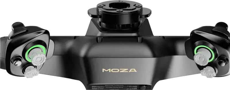 MOZA MFY Yoke Flight Simulation Handle for AY210 Base, Hall Effect Sensors, 34 Configurable Inputs, RGB Lighting, PA66 Fiberglass Composite, Windows, Compatibility: MOZA AY210 Yoke Base