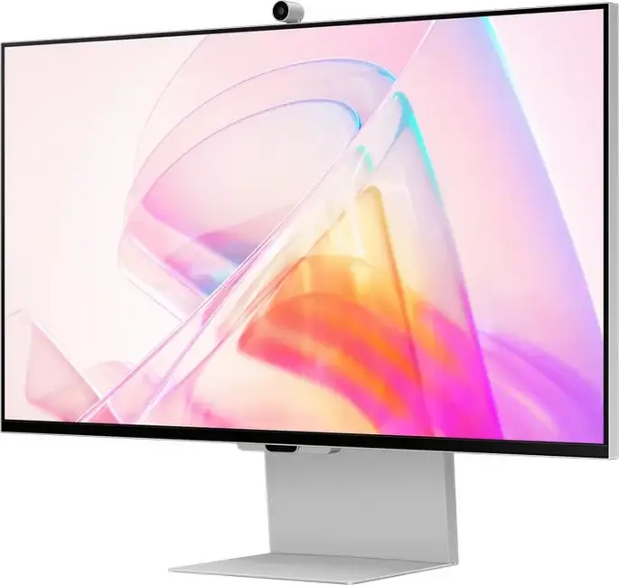 Samsung ViewFinity S9 27" 5K UHD Monitor, 5120 x 2880 IPS Panel, Thunderbolt 4 90W, Integrated Web Camera, Tizen OS, sRGB 100%, DCI-P3 99%, Silver