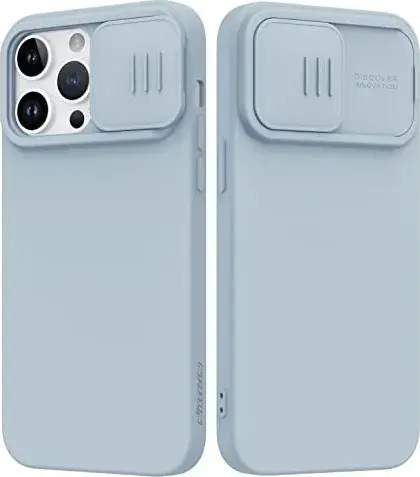 Husă Nillkin iPhone 14 Pro, CamShield Silky Silicone, Star Gray