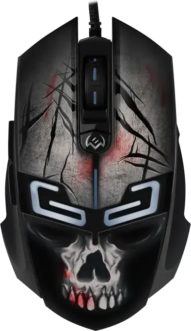 SVEN RX-G805 Wired Optical Gaming Mouse, 500-8000 DPI Adjustable, 6 Programmable Macro Buttons, Dynamic Backlight, Braided Cable, Ergonomic Black