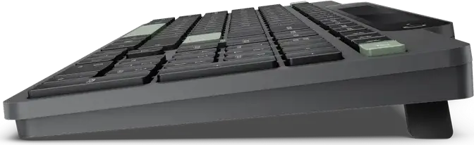 Беспроводная клавиатура Lenovo 4Y41R69504 с самозарядкой Bluetooth, солнечная панель и USB Type-C, мембранные клавиши, черная, 420 x 151 x 16 мм