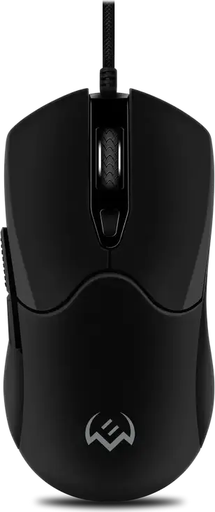 SVEN RX-G840 Wired Gaming Mouse, USB Interface, Optical Sensor 200-7200 DPI, 6 Programmable Buttons with Macros, RGB Backlight, On-board Memory, Braided Cable, Black
