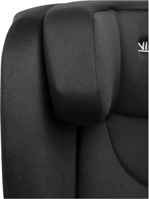 Caretero Nimbus Car Seat Group 2/3, Black, i-Size ECE R129, 15-36 kg, 100-150 cm, 4-12 Years, Isofix and Belt Installation, 11-Position Adjustable Headrest