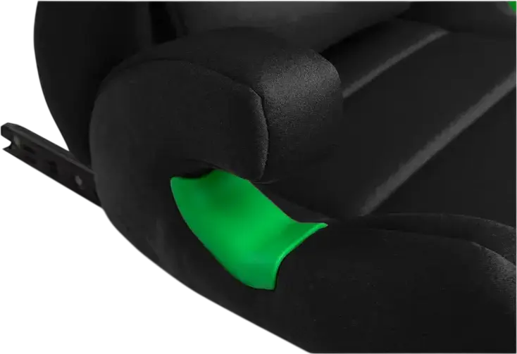 Caretero Nimbus Car Seat Group 2/3, Black, i-Size ECE R129, 15-36 kg, 100-150 cm, 4-12 Years, Isofix and Belt Installation, 11-Position Adjustable Headrest