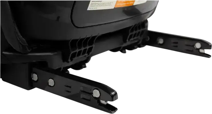 Caretero Nimbus Car Seat Group 2/3, Black, i-Size ECE R129, 15-36 kg, 100-150 cm, 4-12 Years, Isofix and Belt Installation, 11-Position Adjustable Headrest