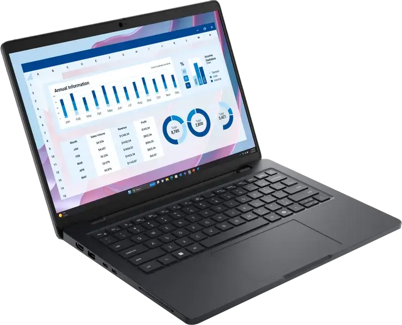 Laptop Business 14" DELL Pro Max 14 MC14255, Magnetite, AMD Ryzen AI 9 HX PRO 370, 32GB/1024GB, Windows 11 Pro