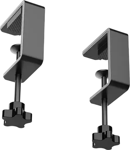 MOZA Table Clamp for AY210 Force Feedback Yoke Base, Carbon Steel Mounting Bracket, Black, Compatibility: MOZA AY210 Force Feedback