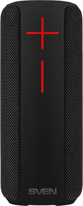 Sistem Difuzor Portabil Multimedia SVEN PS-215, Putere 12W RMS, Rezistent la Apă IPX6, Bluetooth, TWS, Radio FM, microSD/USB, USB Type-C, Culoare: Negru