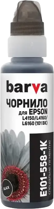 Recipient de cerneală Barva E101-558, 100ml, Negru
