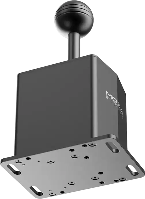 MOZA HGP Shifter - 7+1 H-Pattern Gearbox, CNC Aviation-Grade Aluminum, 15-bit Non-Contact Angle Sensor, Intelligent Downshift System, Black