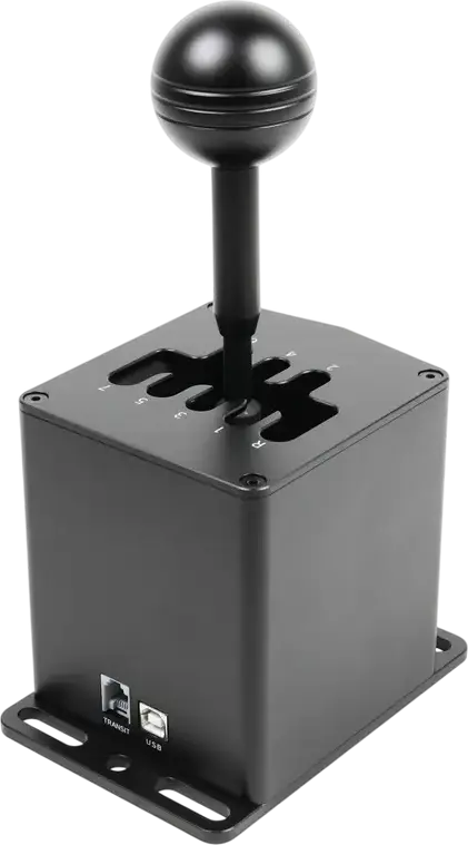 MOZA HGP Shifter - 7+1 H-Pattern Gearbox, CNC Aviation-Grade Aluminum, 15-bit Non-Contact Angle Sensor, Intelligent Downshift System, Black