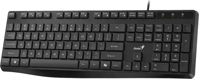 Tastatură Genius KB-117S, Cu fir, Negru