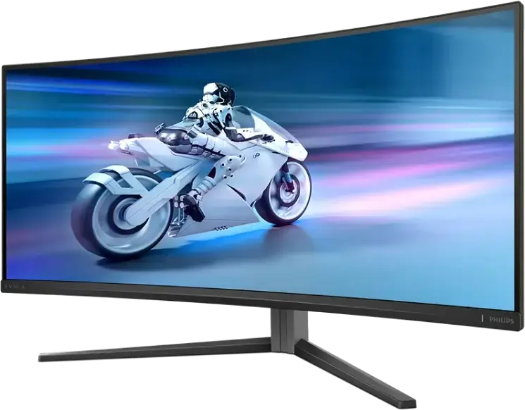 Philips Evnia 6000 34M2C6500 34" Curved QD-OLED Gaming Monitor, WQHD 3440x1440, 175Hz, 0.03ms GtG, HDR TrueBlack 400, 21:9 UltraWide, Black