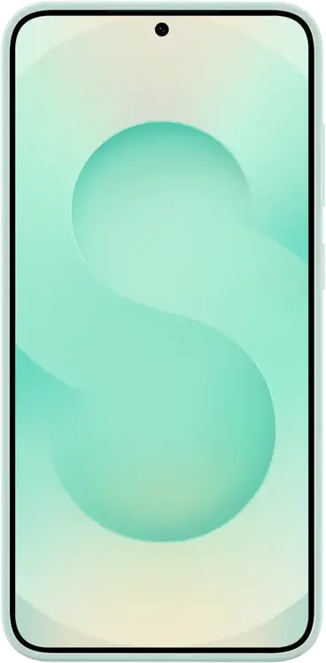 Samsung Silicone Cover Mint for Galaxy S25+, Soft-Touch Protective Case with Precise Cutouts, Slim Fit Back and Side Protection