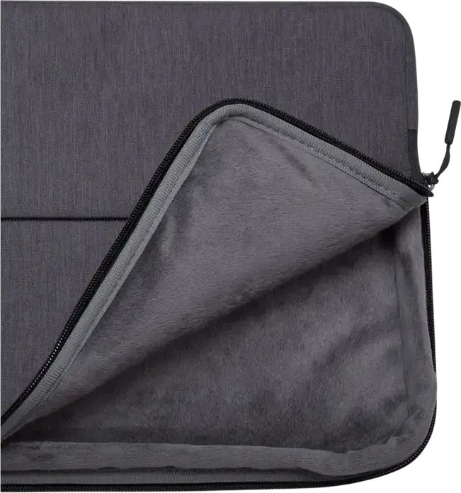 Lenovo Urban Sleeve GX40Z50940 for 13" Laptops, Water-resistant Polyester Grey Case with Padded Interior and Exterior Accessory Pocket, 13 Inch Capacity