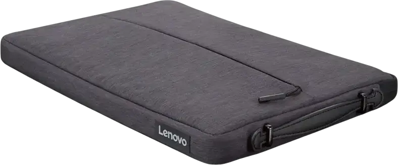 Lenovo Urban Sleeve GX40Z50940 for 13" Laptops, Water-resistant Polyester Grey Case with Padded Interior and Exterior Accessory Pocket, 13 Inch Capacity