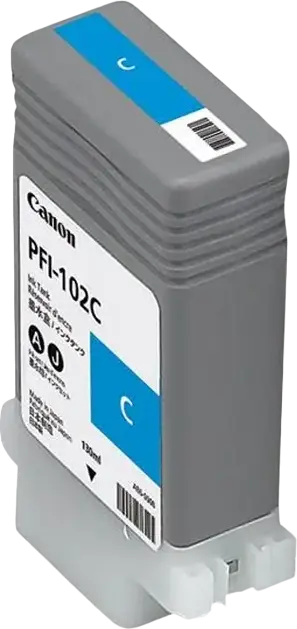 Чернильный картридж Canon PFI-102 130мл на красителях для плоттеров imagePROGRAF серии iPF CAD GIS