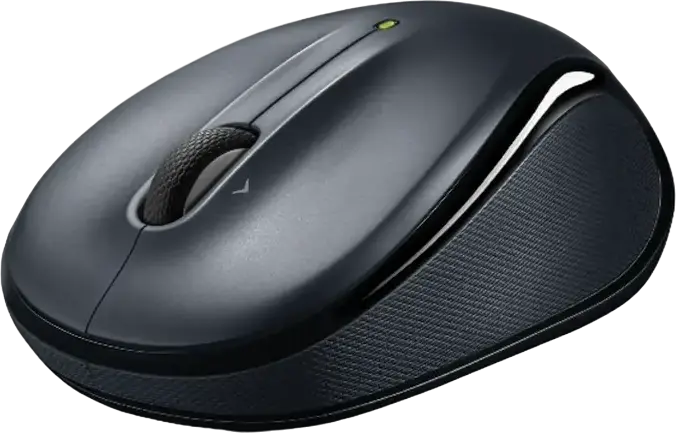 Logitech M325S Wireless Optical Mouse, Dark Grey, 1000 DPI, 2.4 GHz Nano Receiver, Micro-Precision Scroll Wheel, Ambidextrous, Up to 18 Months Battery Life