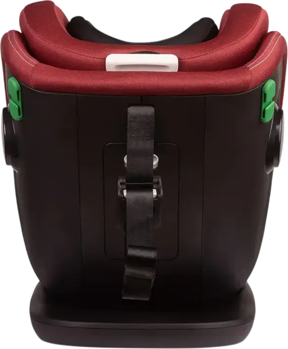Caretero Securo 360 Rotating Car Seat, Burgundy, Polyester-Bamboo, i-Size ECE R129/02, ISOFIX & Top Tether, Group 0+/1/2/3 for 40-150 cm (0-36 kg), SIP Protection, Memory Foam