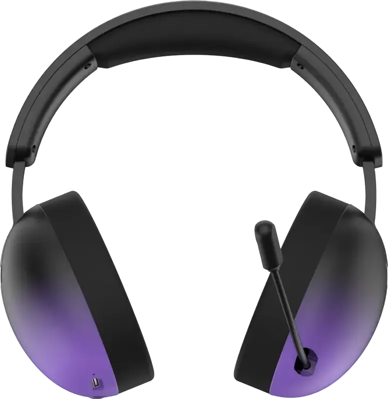 HATOR Hellyberry HH30 Pro Wireless Gaming Headset, Black/Purple, Tri-mode Connectivity (2.4GHz, Bluetooth 6.0, Wired), 50mm Drivers, 80h Battery, Cooling Gel Earpads