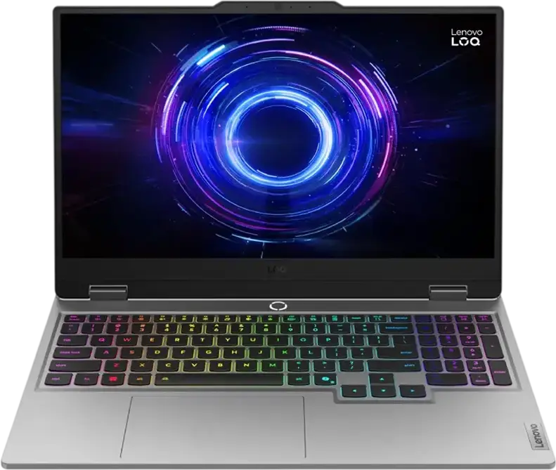 Laptop Gaming 15,6" Lenovo LOQ 15IRX10, Luna Grey, Intel Core i7-13645HX, 16GB/512GB, Fără SO