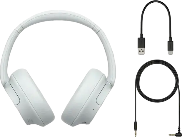 Căști SONY WH-CH720N, Alb