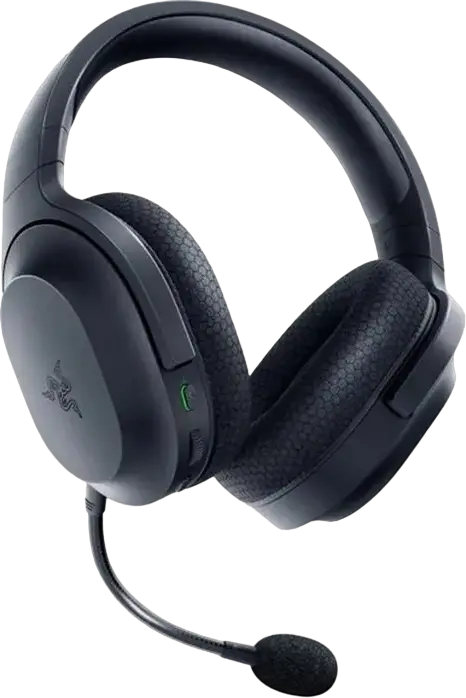 Игровая гарнитура Razer Barracuda X Wireless, Черная, ПК, PlayStation, Мобильные устройства, драйверы TriForce 40мм, HyperSpeed 2.4ГГц, Bluetooth, 3.5мм, съемный микрофон HyperClear, батарея 50ч, 250г